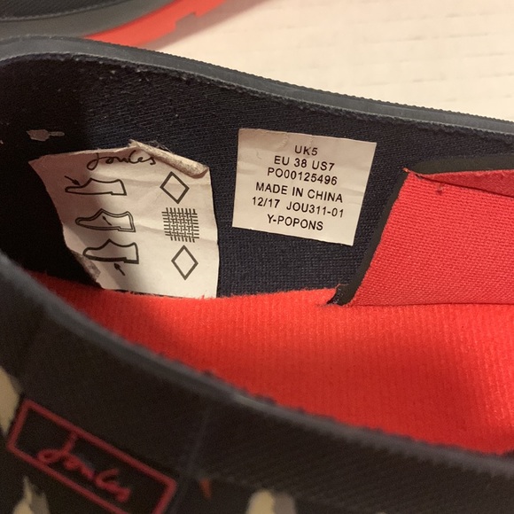 JOULES POP-ON RAIN SHOE size 7- great condition - Picture 7 of 11